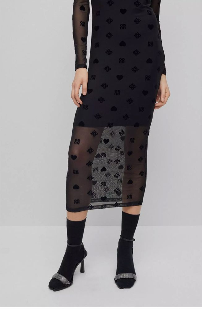 Сукня Hugo Nasuse Mesh Dress.