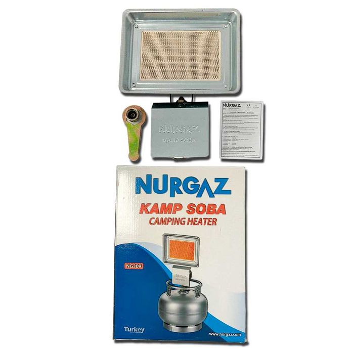 Инфракрасный газовый обогреватель Nurgaz NG-309 под любой тип баллона