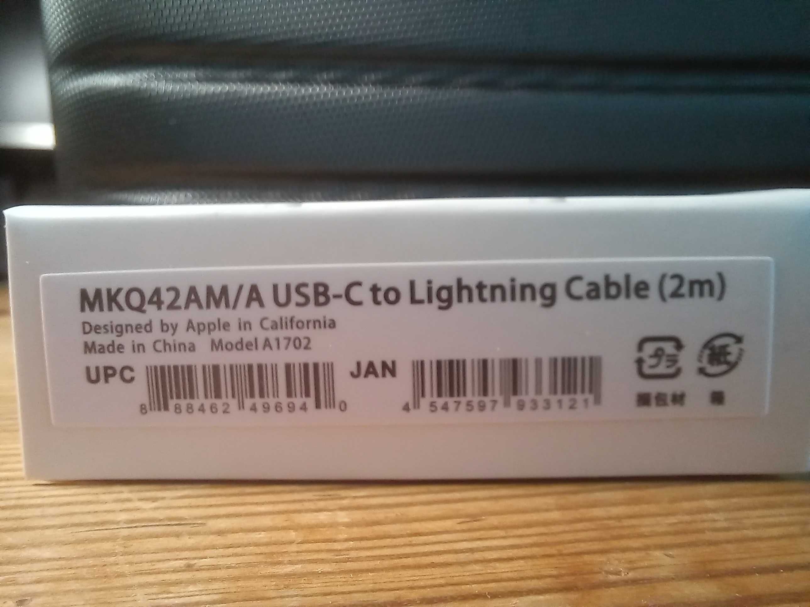 Ładowarka sieciowa APPLE 20W z kablem lighting do iPhone