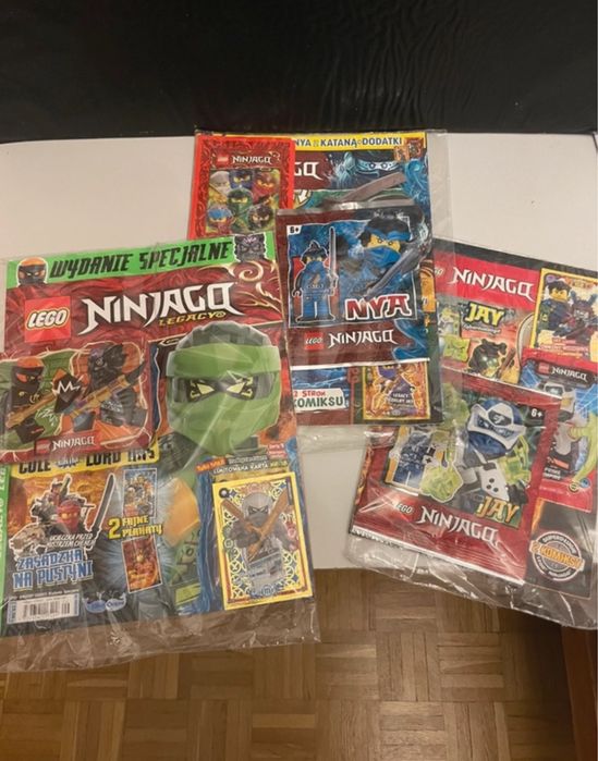 Lego ninjago zestaw trzech gazetek
