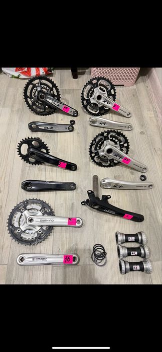 Шатуны/манетки/Перемикачі/Тормоза/Shimano/Acera/Alivio/Deore/Slx/XT