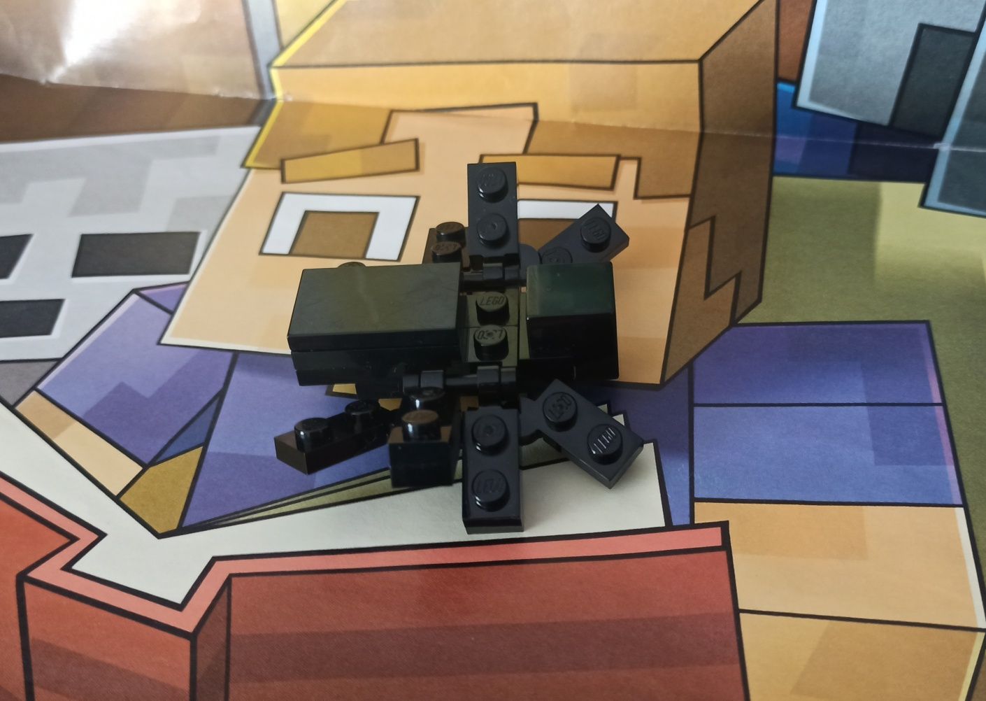 Lego minecraft pająk minespider04