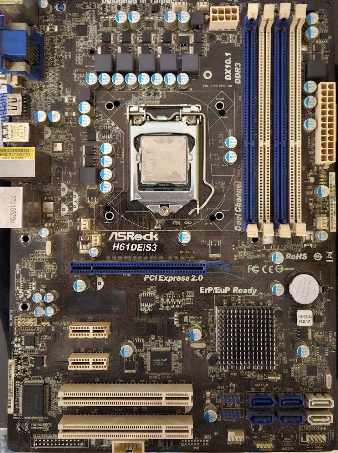 I5 2320 + Płyta główna asrock h61de s3