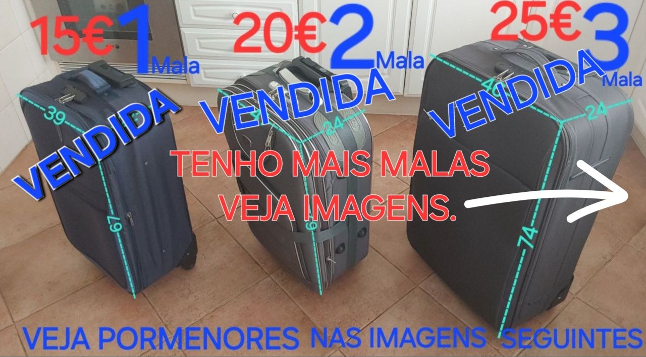 MALA's VIAGEM DE PORÃO COM TROLLEY E CADEADO CÓDIGO.Casa,Mudanças,etc.