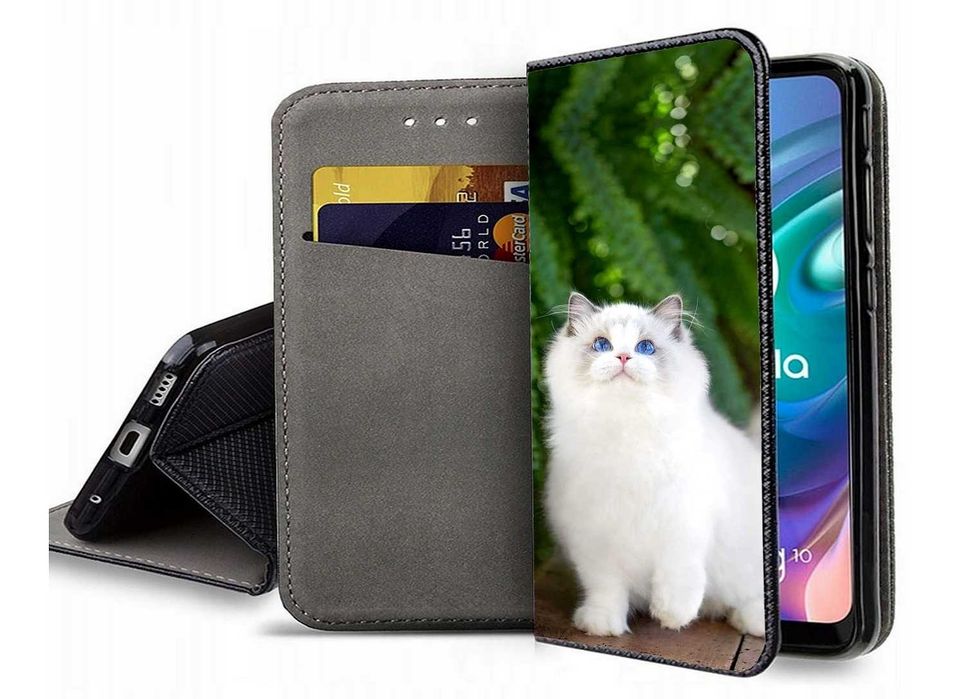 Etui zamykane na telefon KOT RAGDOLL iPhone Samsung Huawei Xiaomi