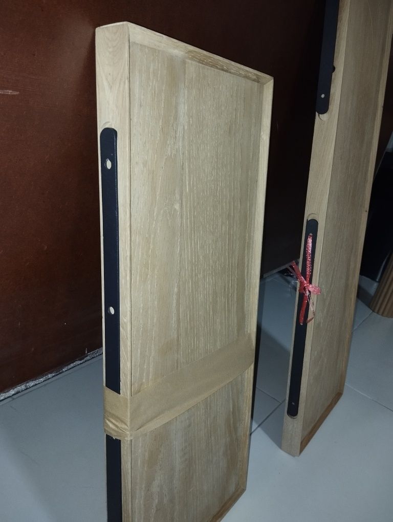 Conjunto 2 prateleiras em carvalho