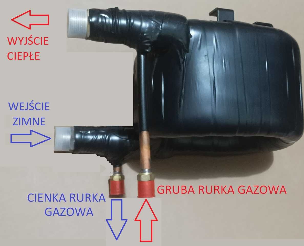 Rurowe wymienniki ciepła 6kW, 8kW, 9kW, 11kW pompa ciepła klimatyzator