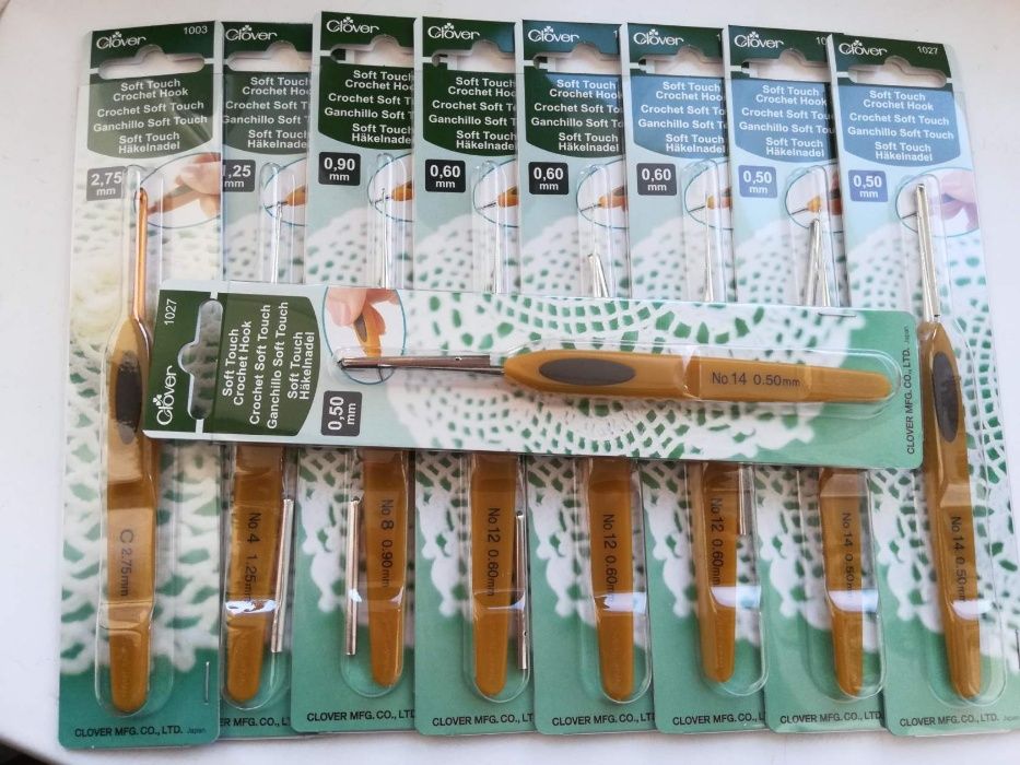 Крючки для вязания  Clover Soft Touch