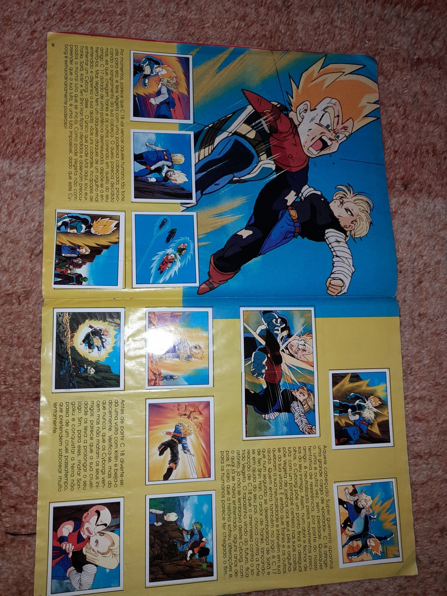Caderneta de cromos Dragon Ball Z2 Completa