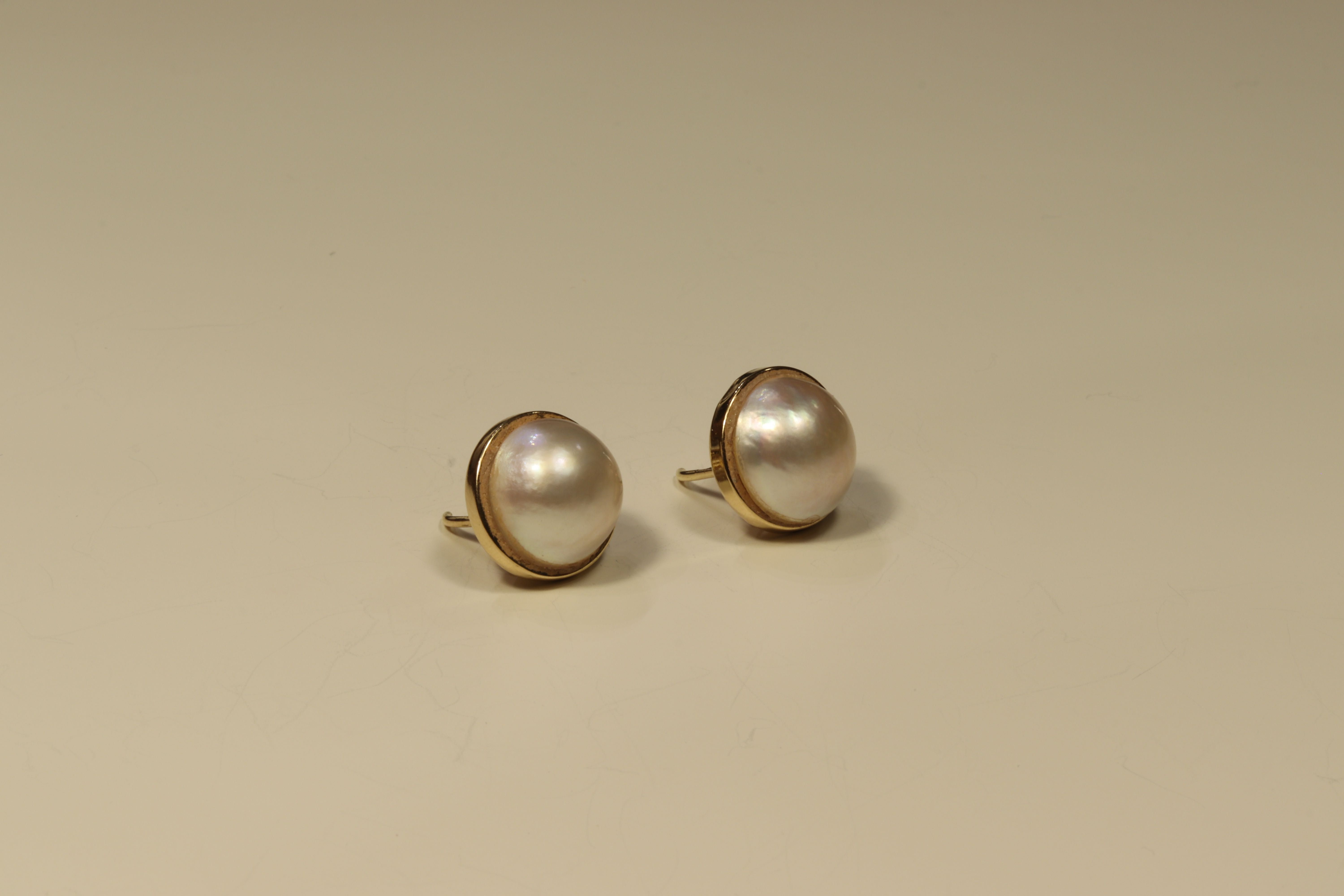 Pierscionek i kolczyki komplet z perlami "Mabe"