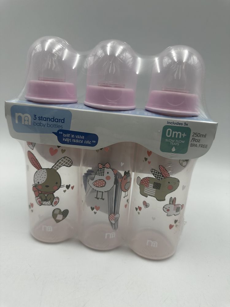 Mothercare butelki niemowlęce 3 pak 250 ml