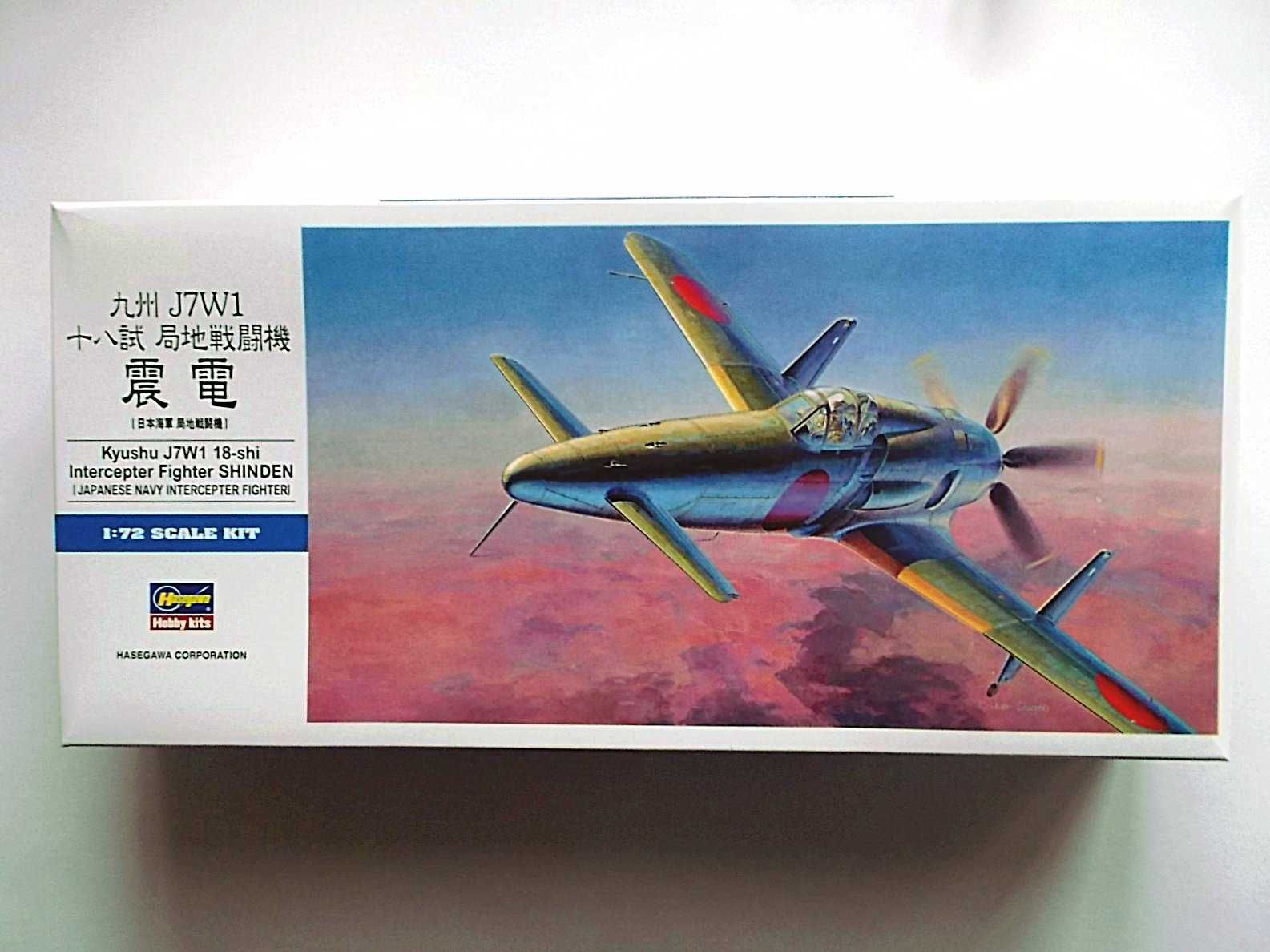 Hasegawa - Kyushu J7W1 18-shi Intercepter Fighter SHINDEN - Skala 1:72