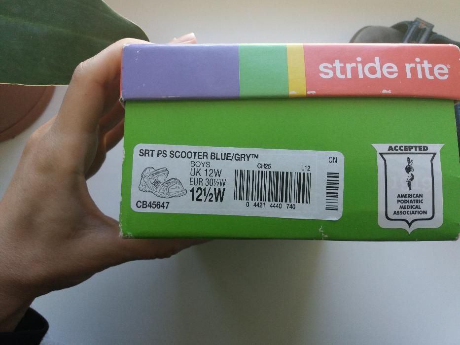 Босоножки для мальчика Stride Rite, 30,5 р.