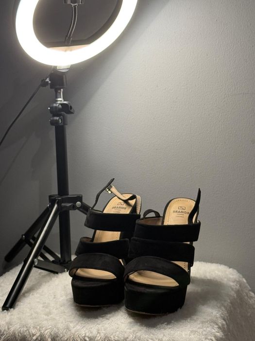 Sandálias pretas seaside