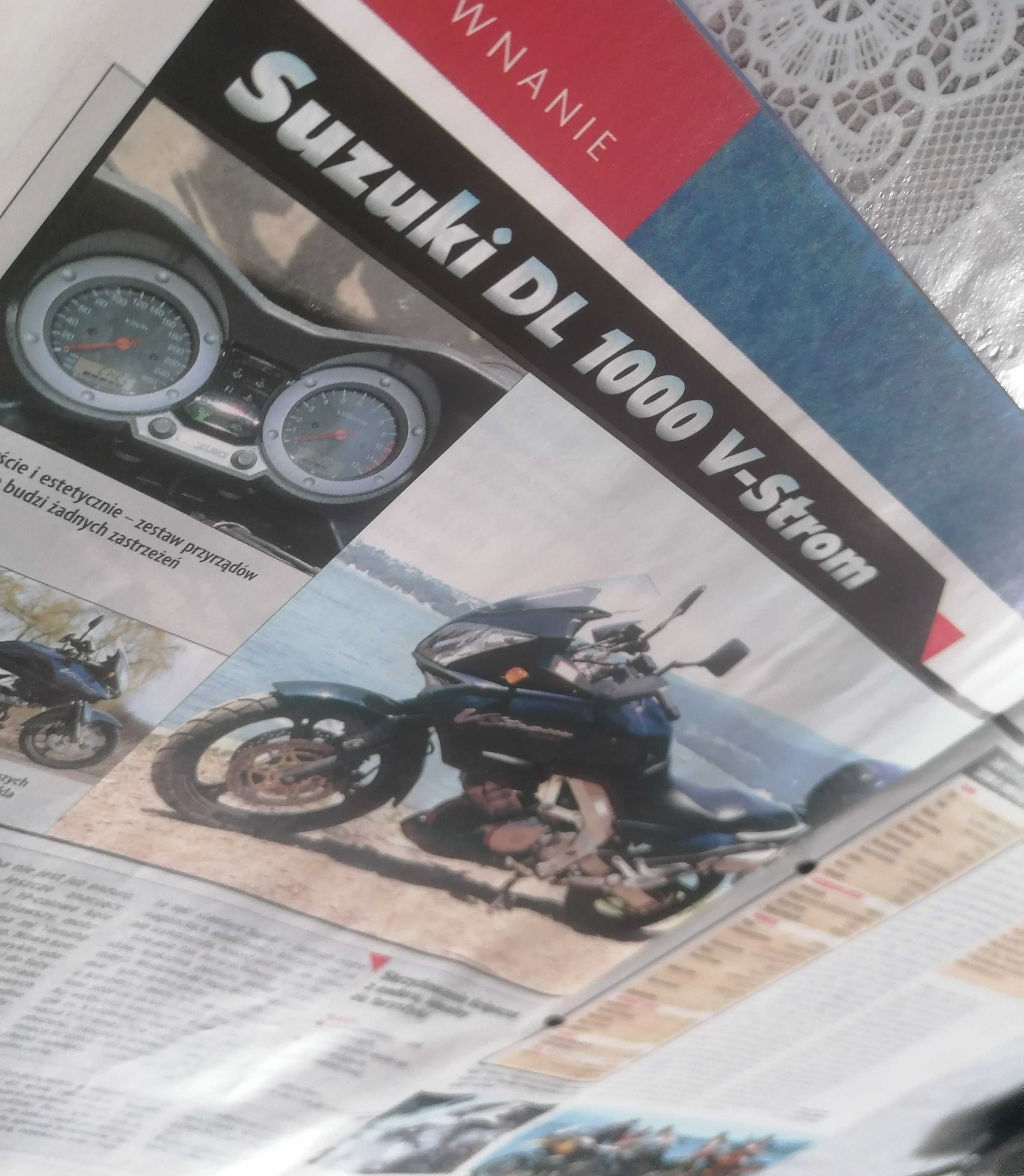 Gazeta Świat Motocykli JUNAK B20 Yamaha wr 450 yz 450 shadow