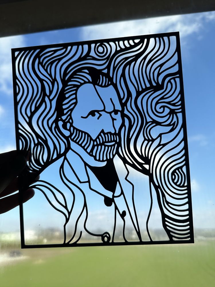 Wydruk 3D obraz Vincent Van Gogh