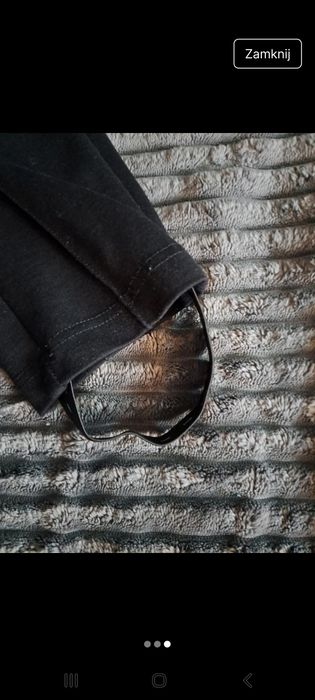 Spodnie czarne bryczesy r.S-M