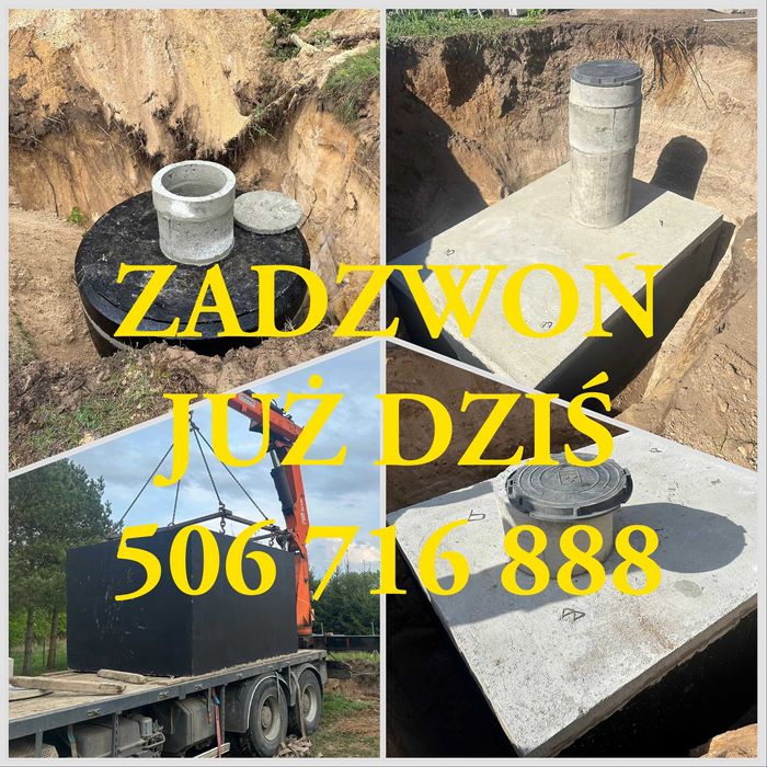 Zbiorniki betonowe, Kanały samochodowe, Piwnice MRĄGOWO