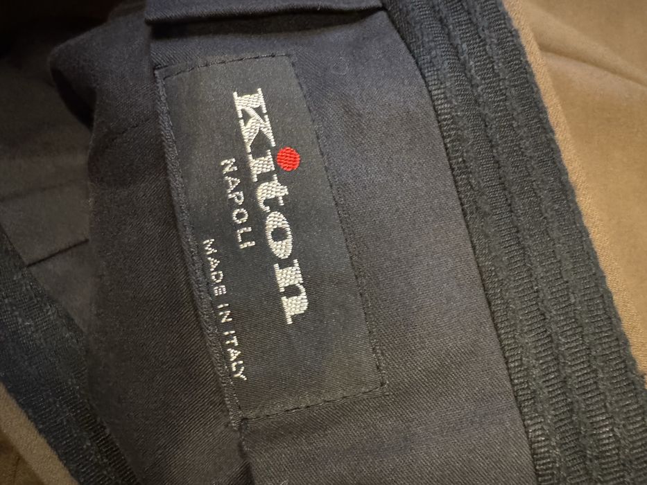 Мужские брюки из тонкой шерсти Kiton оригинал