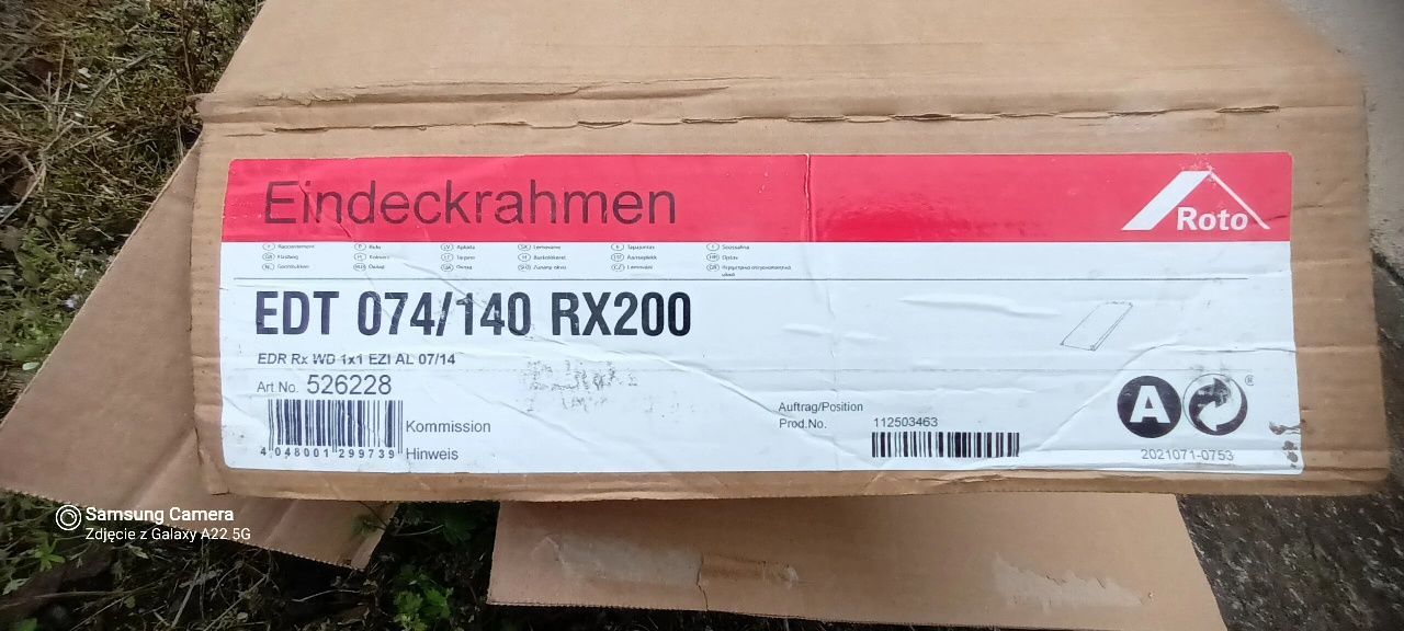 Roto fartuch okna dachoweg