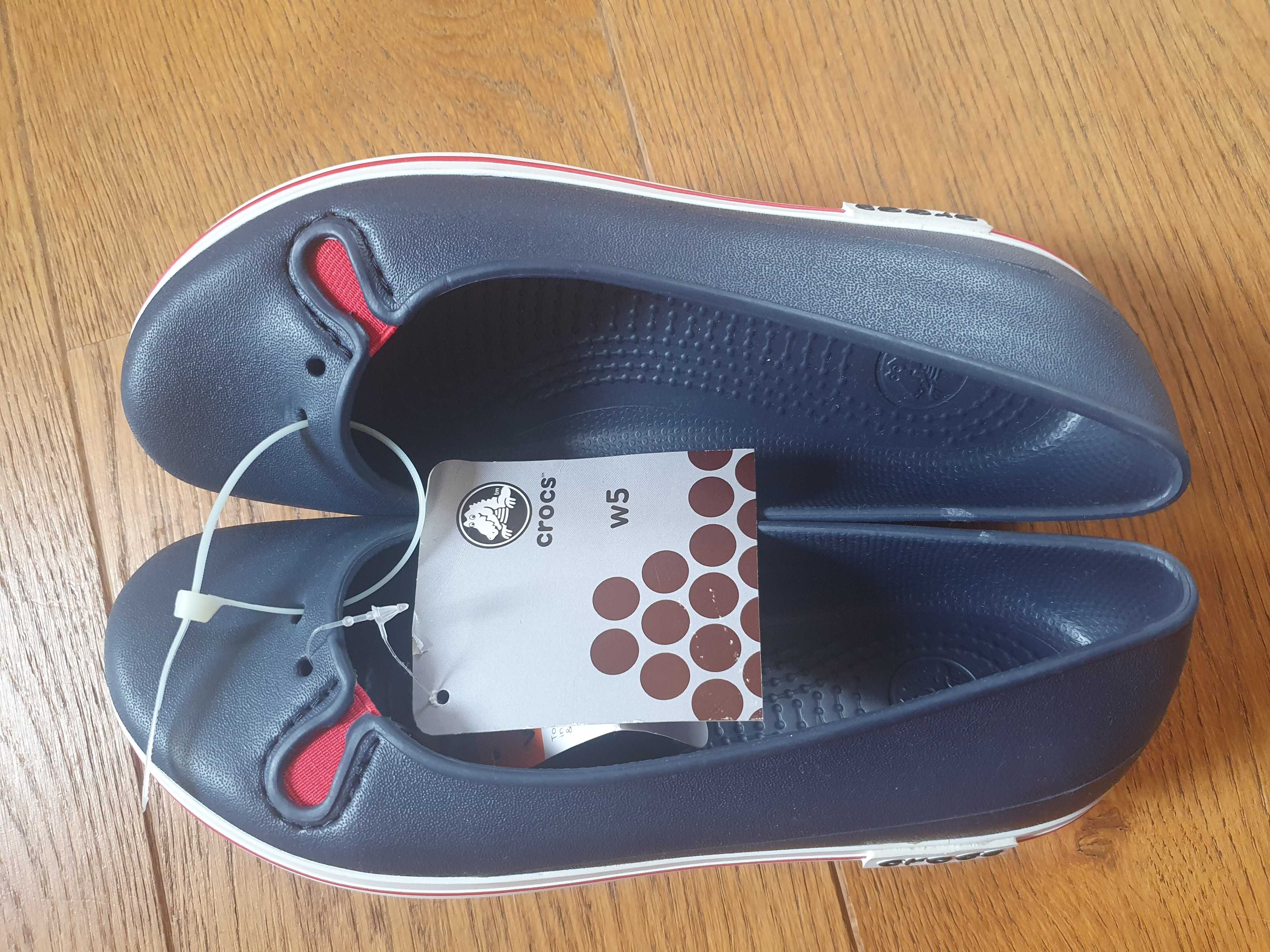 Nowe balerinki crocs W5  34/35