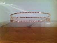 Tiara/bandolete de noiva para cabelo