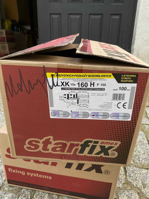 Kołki do styropianu Starfix LXK niebieskie, 160 mm, 88 szt
