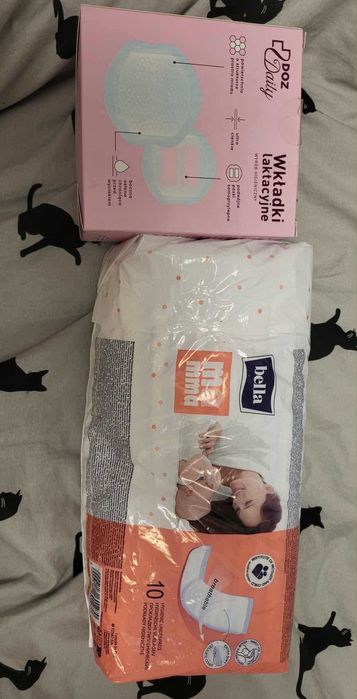 Wkładki laktacyjne i podkłady poporodowe