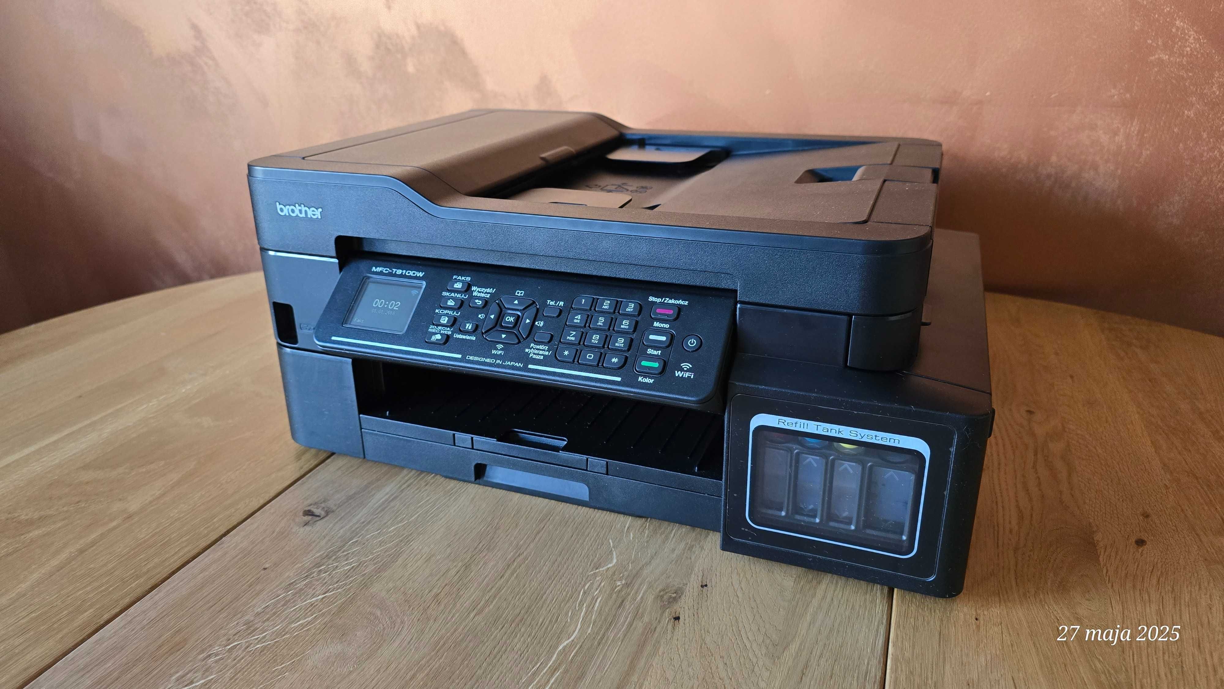 Brother MFC-T910DW drukarka skaner ADF + tusze