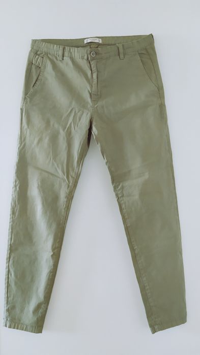 Штани Pull&Bear в кольорі хакі