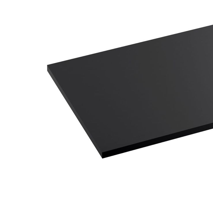 Blat naszafkowy akryl płyta meblowa czarny 120x60