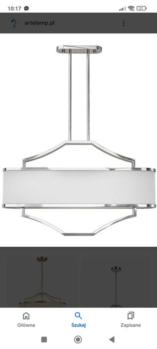 Lampa wisząca sufitowa