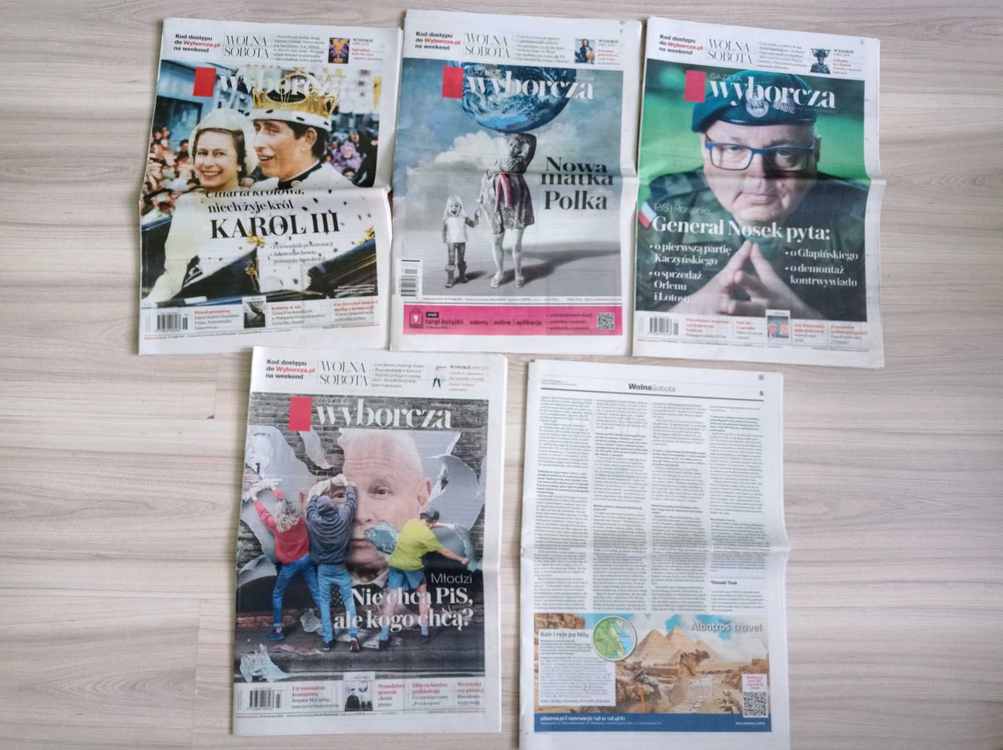 Gazeta Wyborcza, Wolna sobota, maj, czerwiec 2023