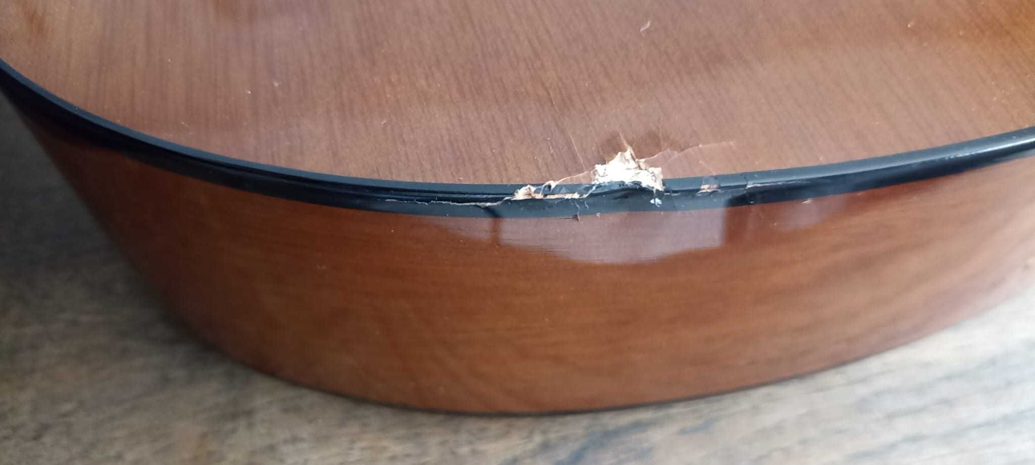 Gitara klasyczna Yamaha CS40 3/4 uszkodzona