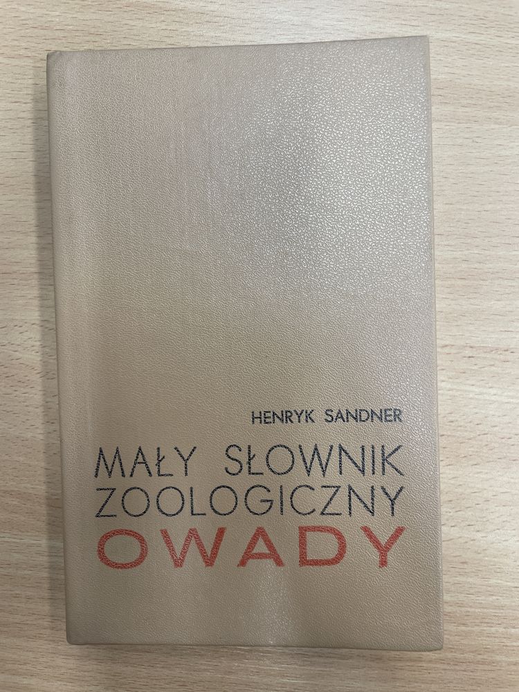 Mały słownik Zoologiczny owady