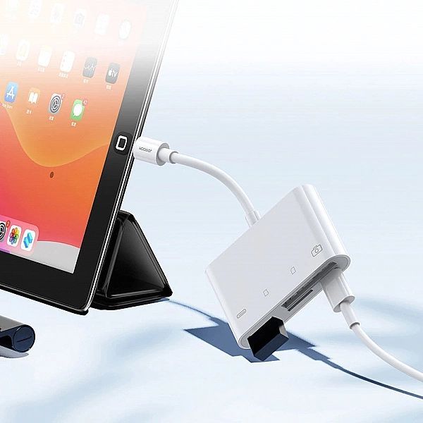 Joyroom Hub wielofunkcyjny adapter Otg Lightning - Usb 3.2 Gen 1 (3.0,