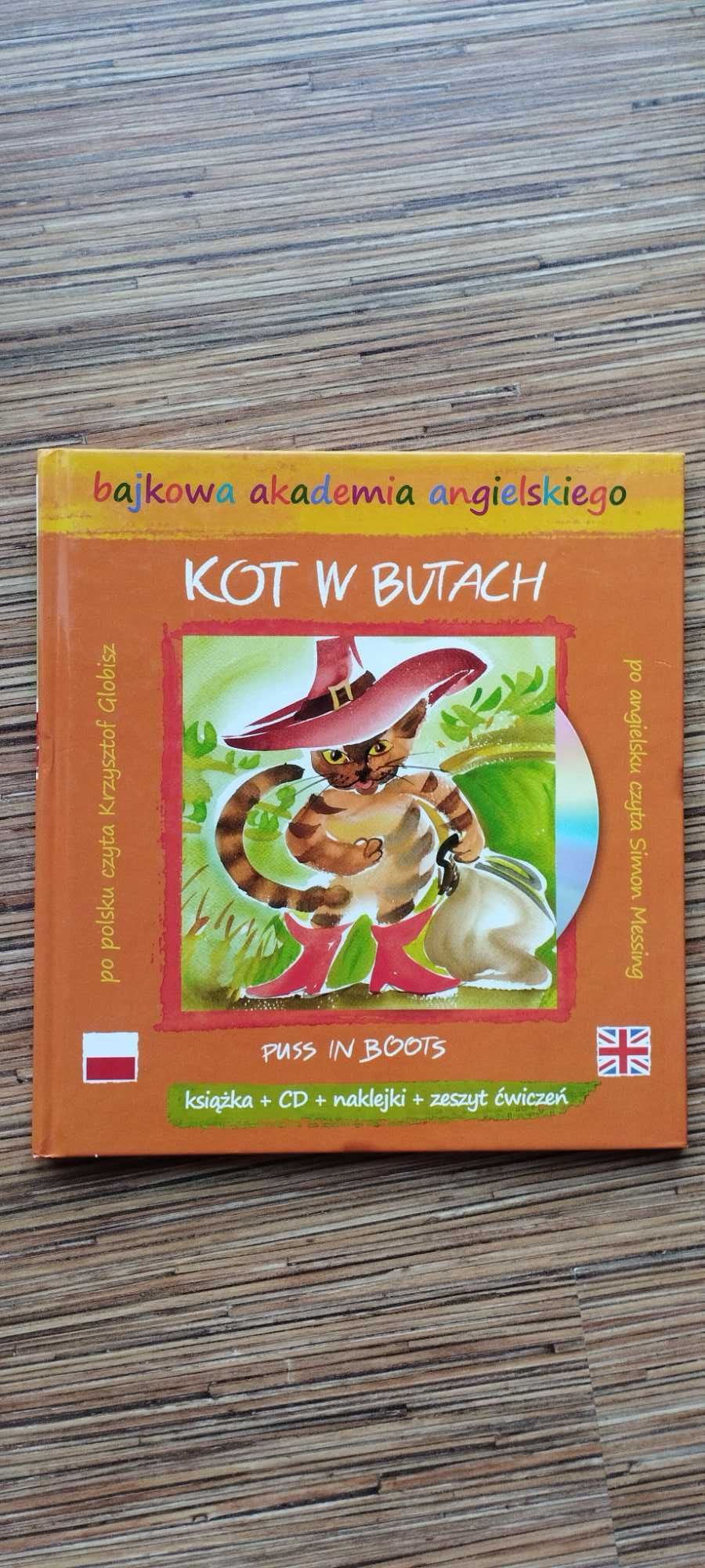 Książeczka polsko-angielska Kot w butach