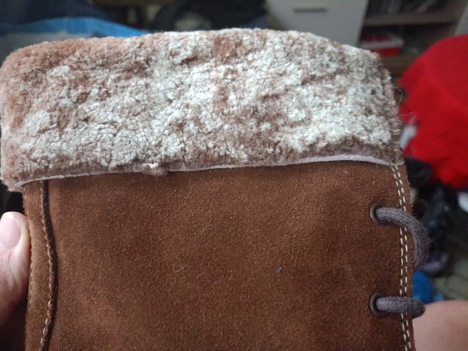 VAGABONG  Botki Ocieplane roz 39 24,5cm Zamsz Nowe Okazja