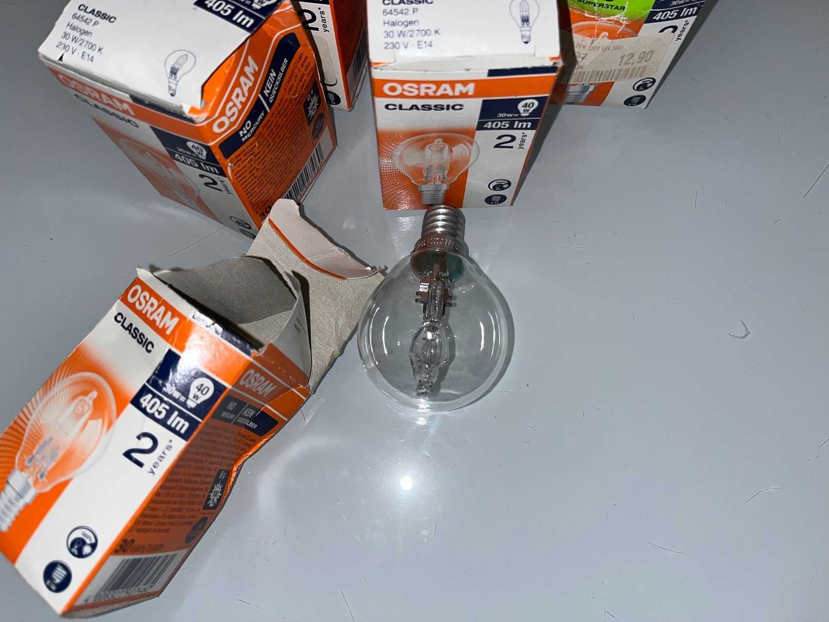Żarówki halogenowe - Osram E14