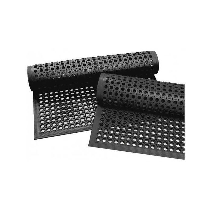 Mata gumowa z najazdem 60x90 cm ażurowa antypoślizgowa