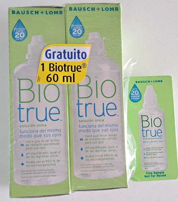 Vendo Biotrue - pack líquido para lentes de contacto