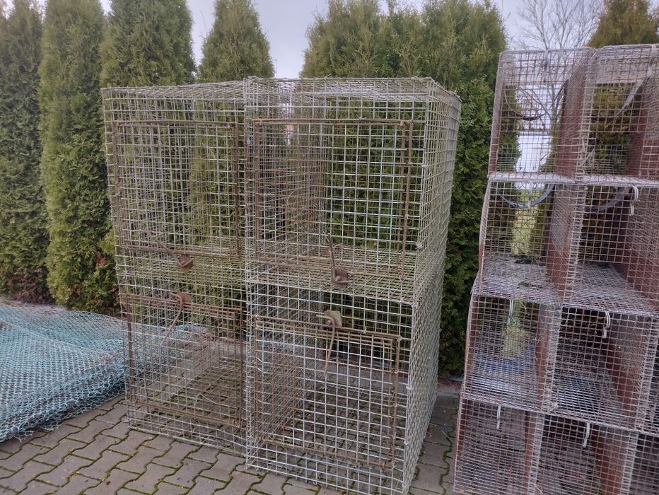 Klatka dla królików, gryzoni , ptaków, 6 lub 1 komorowa