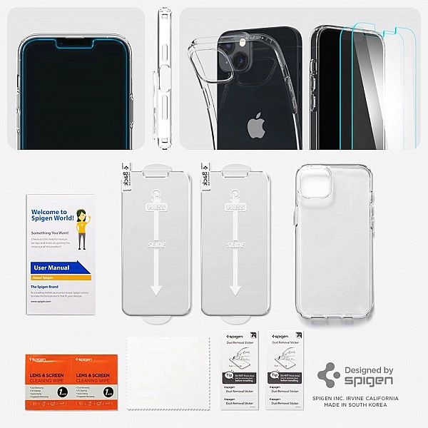 Spigen Crystal Pack Iphone 14 Plus Crystal Clear