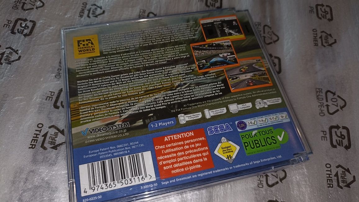F1 World Grand Prix for Dreamcast Sega kioskzgrami Ursus