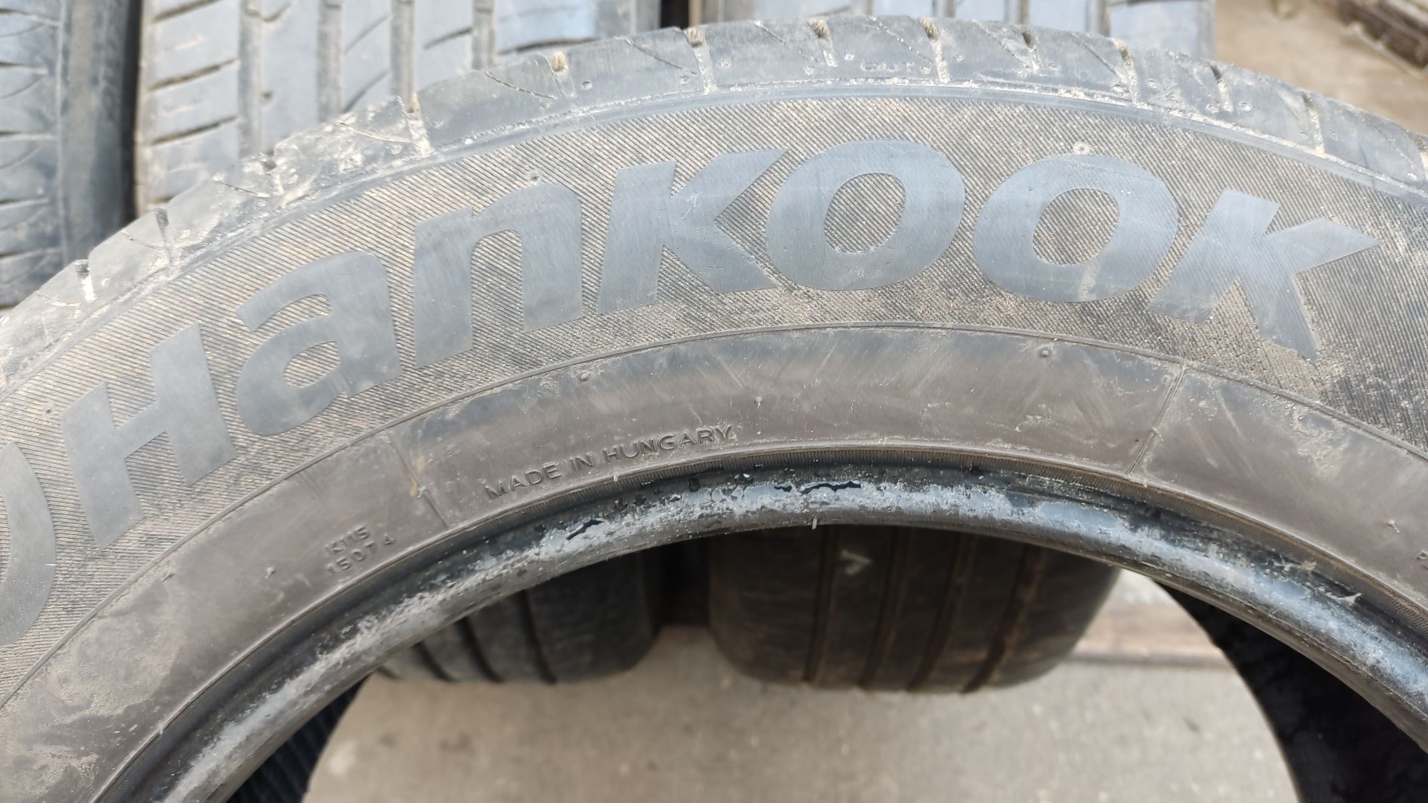 Opony letnie Hankook 225/60-17.  7mm