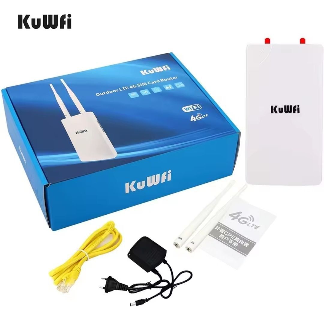 Модем KUWFI CPE 905 4G зовнішній маршрутизатор роутер 
Детальніше