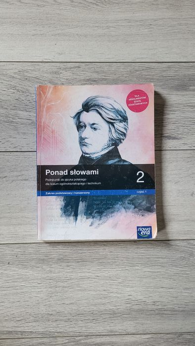 Ponad słowami 2 klasa język polski 1 część stan bardzo dobry