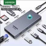 UGREEN hub 9 in 1 HDMI 4K 60Hz, Type C ,PD 100W, RJ45, SD/TF, USB-A