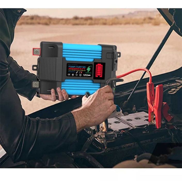 Inverter samochodowy 4000w 12v/220v 2USB