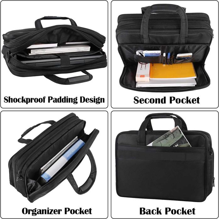 Torba na laptopa o przekątnej 17cali duża teczka biznesowa wodoodporna